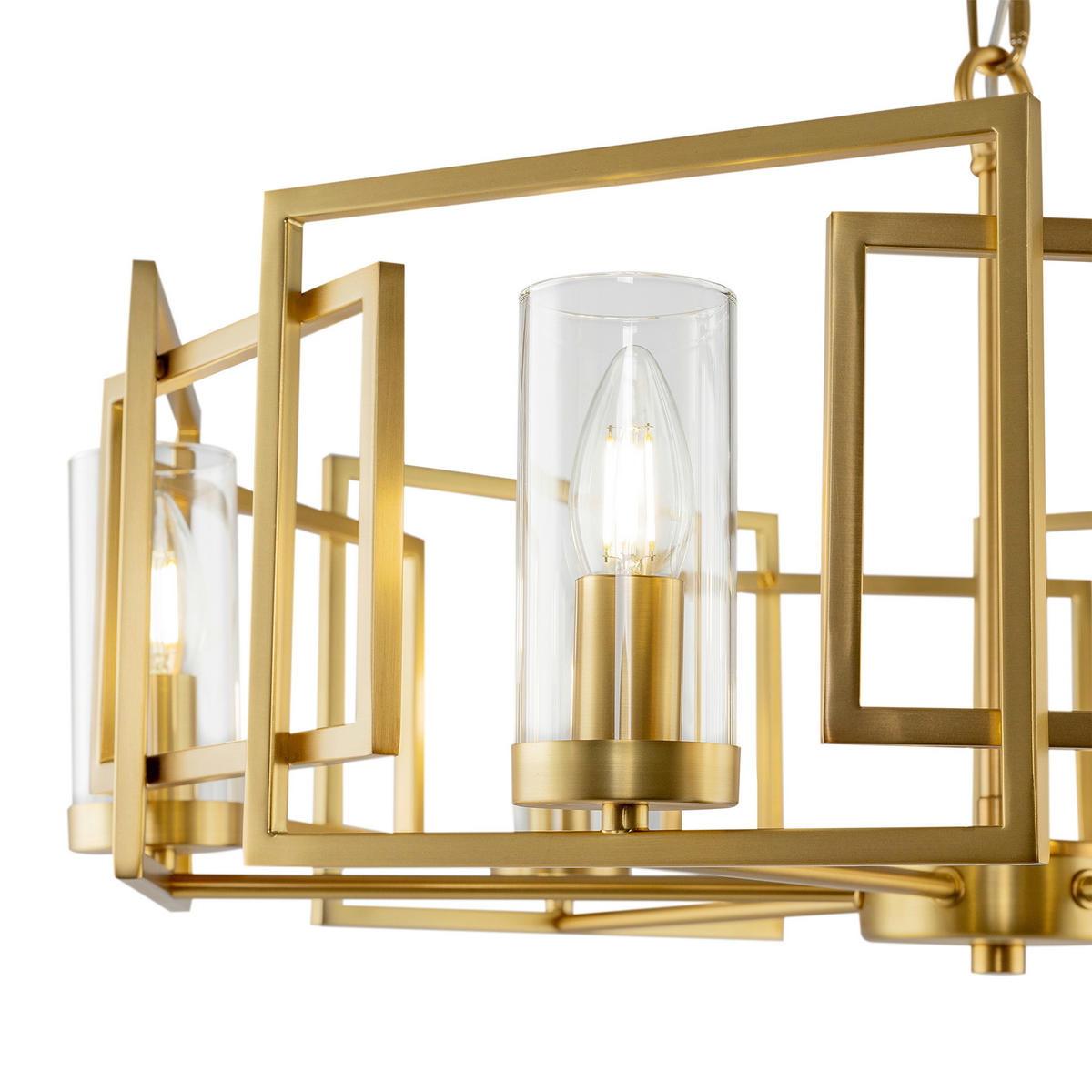 PENDELLAMPA 65,6/35,5/65,6 cm  - guldfärgad, Trend, metall/glas (65,6/35,5/65,6cm) - MAYTONI