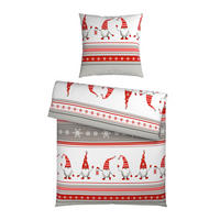 BETTWÄSCHE 2-teilig Flanell 135/200 cm  - Rot, Textil (135/200cm) - Esposa