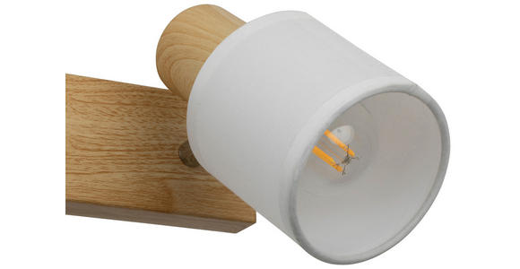 WANDLEUCHTE - Weiß, Trend, Textil/Metall (81/11,5/12,5cm) - Novel