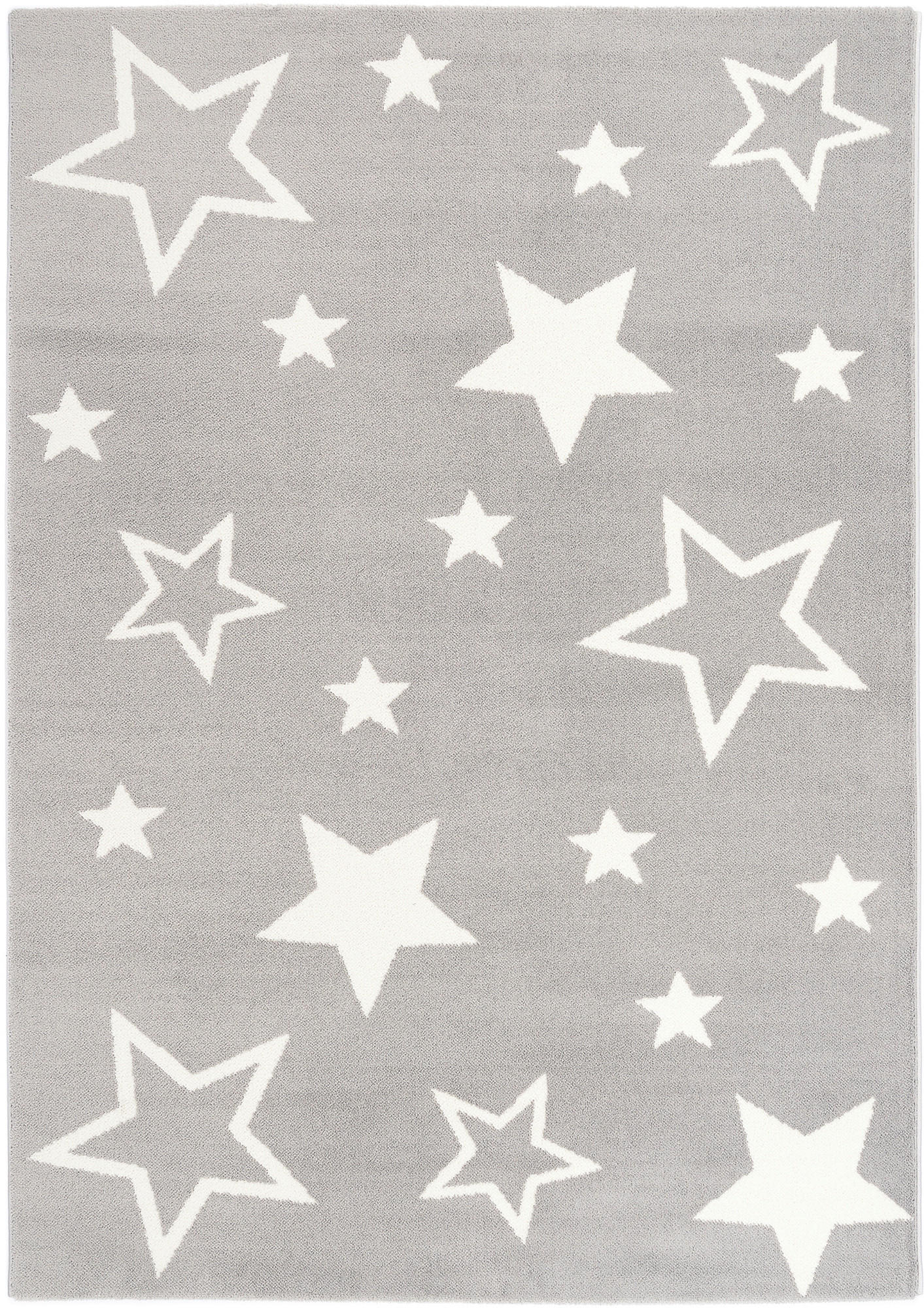 Ben'n'jen Kinderteppich Grau 65x130 cm