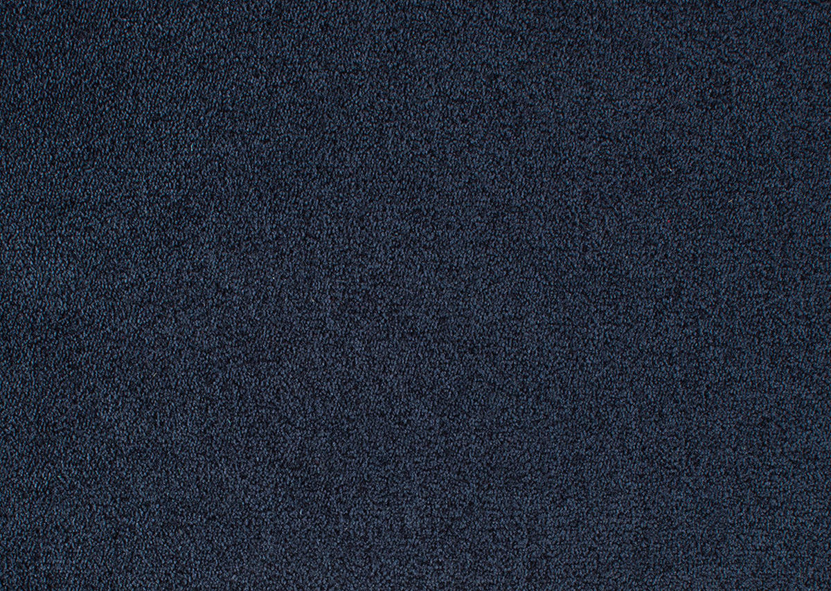 ECKSOFA in Flachgewebe Dunkelblau  - Silberfarben/Dunkelblau, Konventionell, Holz/Textil (186/255cm) - Cantus
