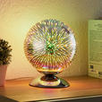 TISCHLEUCHTE Galaxy 20/25 cm  - Chromfarben, LIFESTYLE, Glas/Metall (20/25cm) - Novel