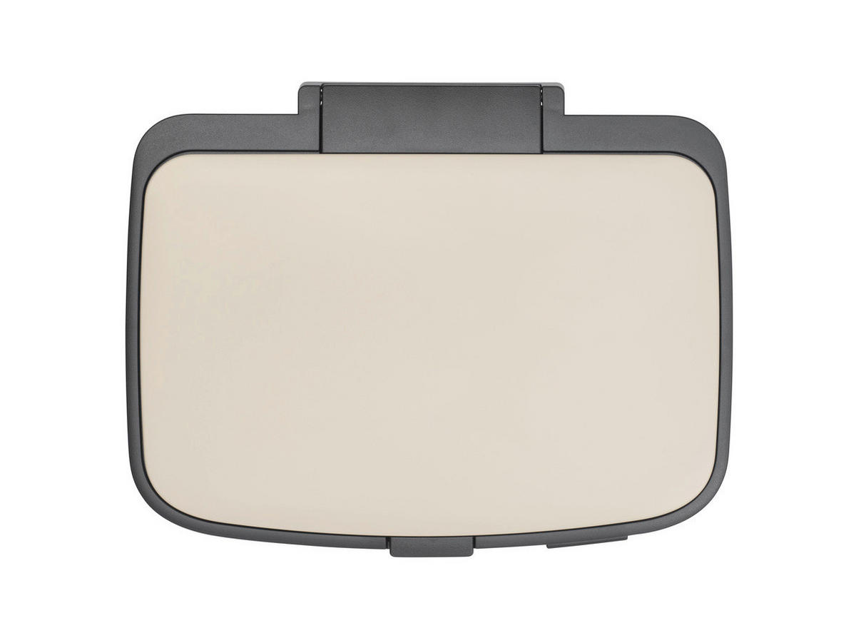 KOŠ S NOŽNOM PAPUČICOM  12 l  Bo  - bež/antracit, Design, metal/plastika (29/36,5/25,5cm) - Brabantia