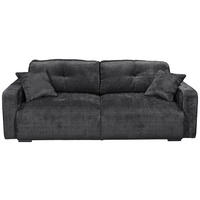 BÄDDSOFFA i chenille svart  - svart, Klassisk, textil/plast (235/88/120cm) - MID.YOU