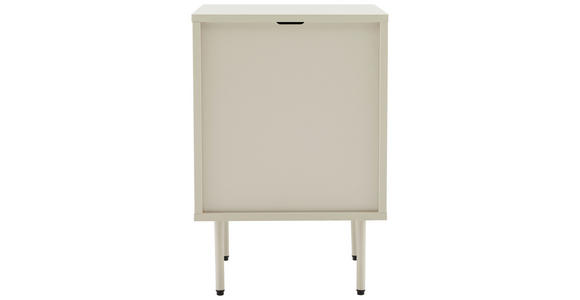 NACHTKÄSTCHEN 40/60/40 cm  in Seidengrau  - Seidengrau, Design, Holzwerkstoff/Metall (40/60/40cm) - Xora