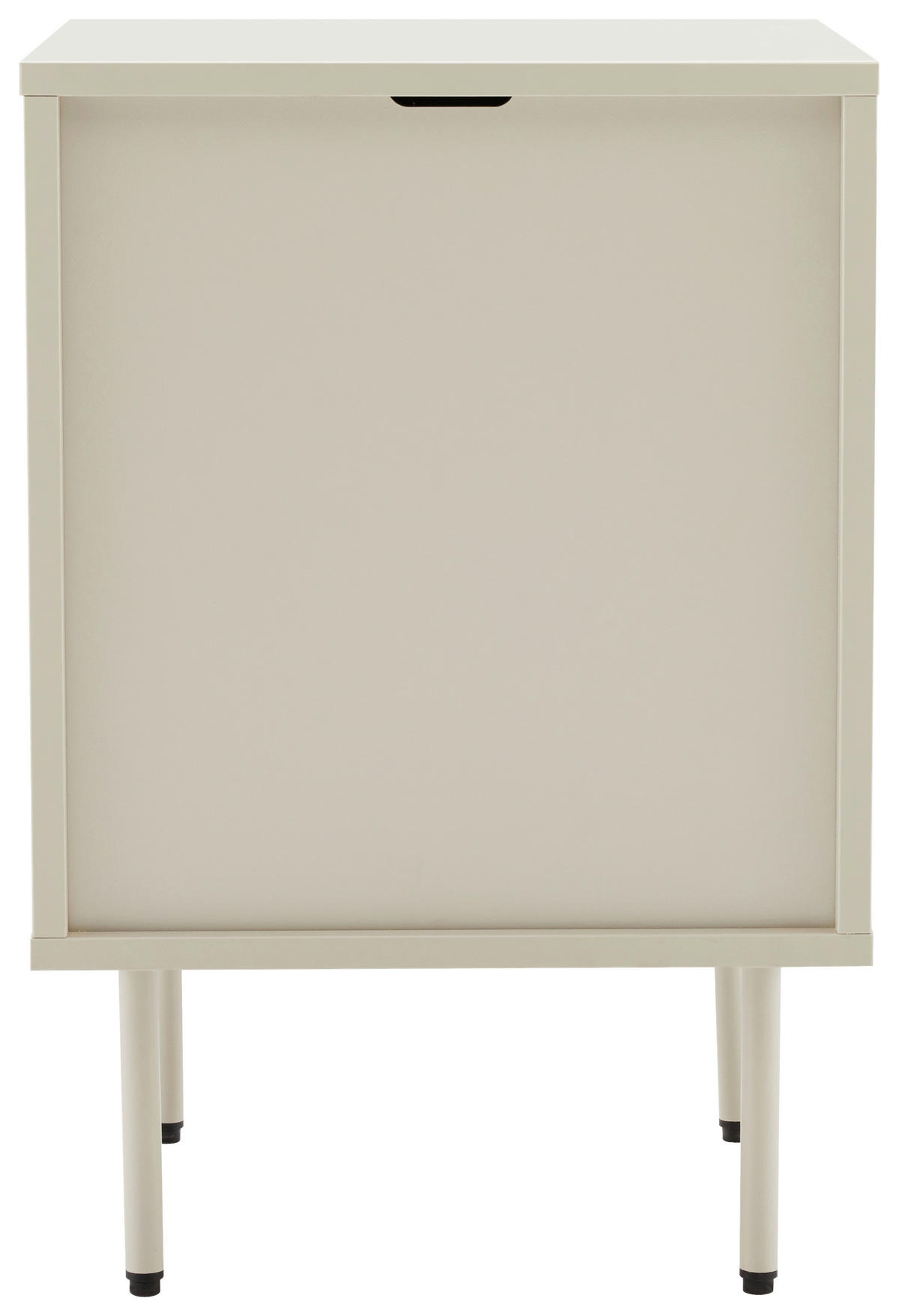 NACHTKÄSTCHEN 40/60/40 cm  in Seidengrau  - Seidengrau, Design, Holzwerkstoff/Metall (40/60/40cm) - Xora