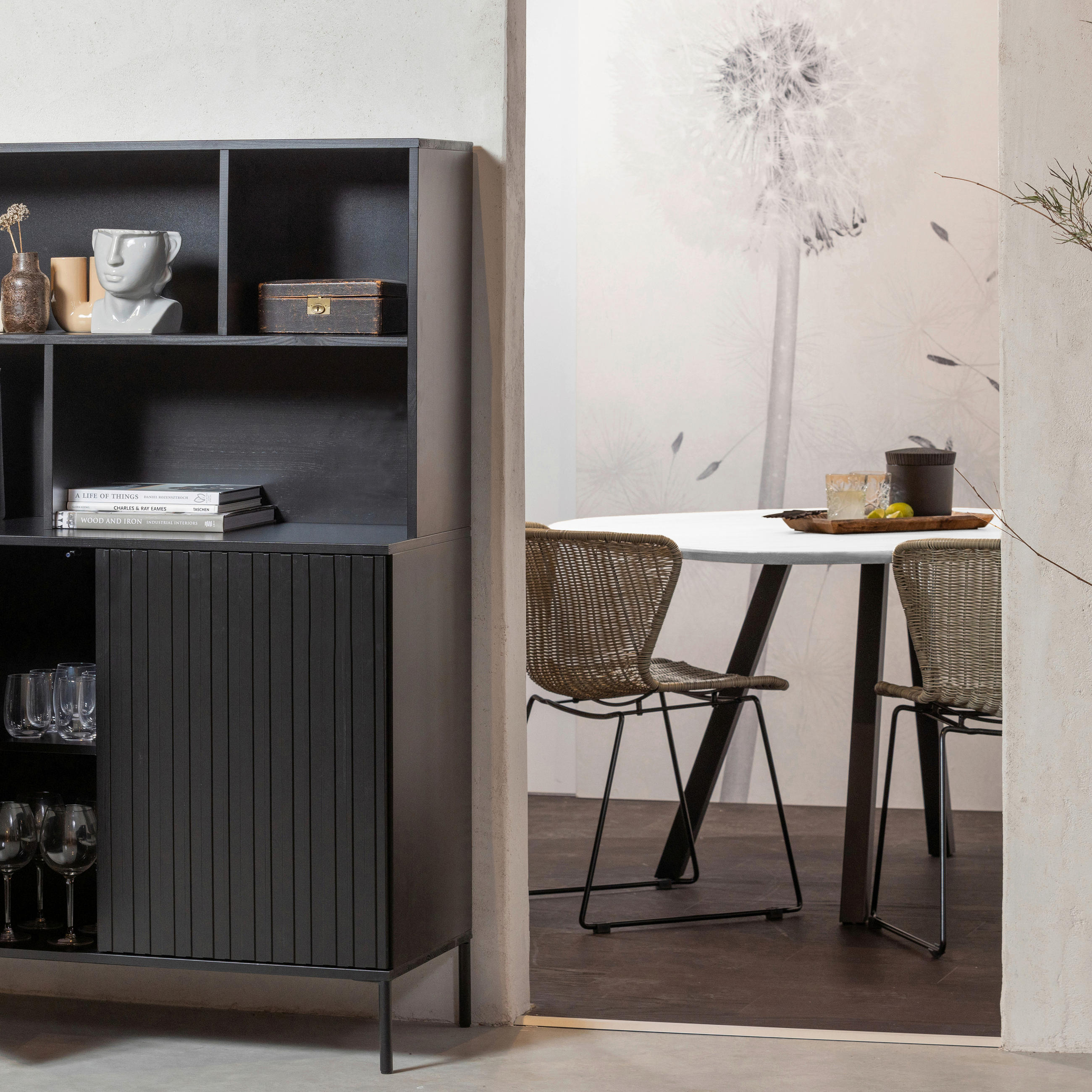 Thumbnail - Livetastic Esstisch Tablo, Hellgrau, Holz, Esche,Eiche, Uni, organisch, eckig, 130x75x130 cm, Esszimmer, Tische, Esstisc...