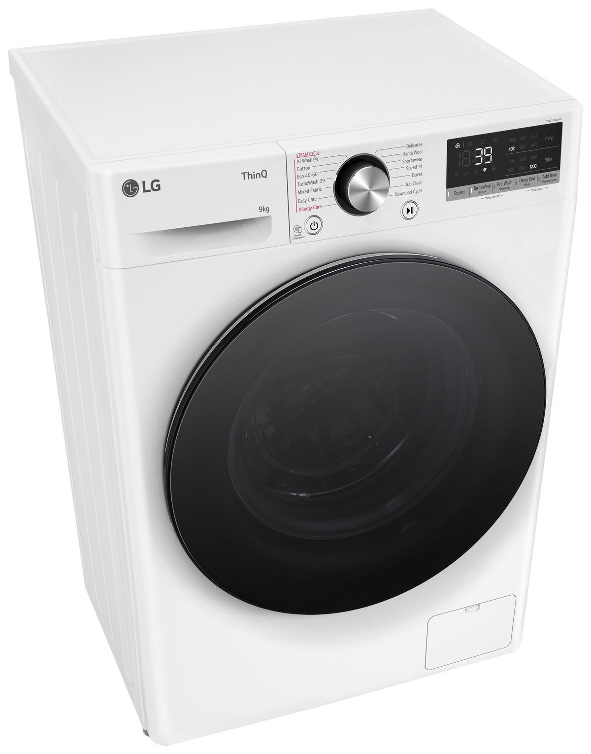 WASCHMASCHINE F2V7SLIM9   - Weiß, Basics, Glas/Kunststoff (60/85/47,5cm) - LG