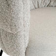 STUHL - Beige/Schwarz, Design, Textil/Metall (62/80/62cm) - Novel