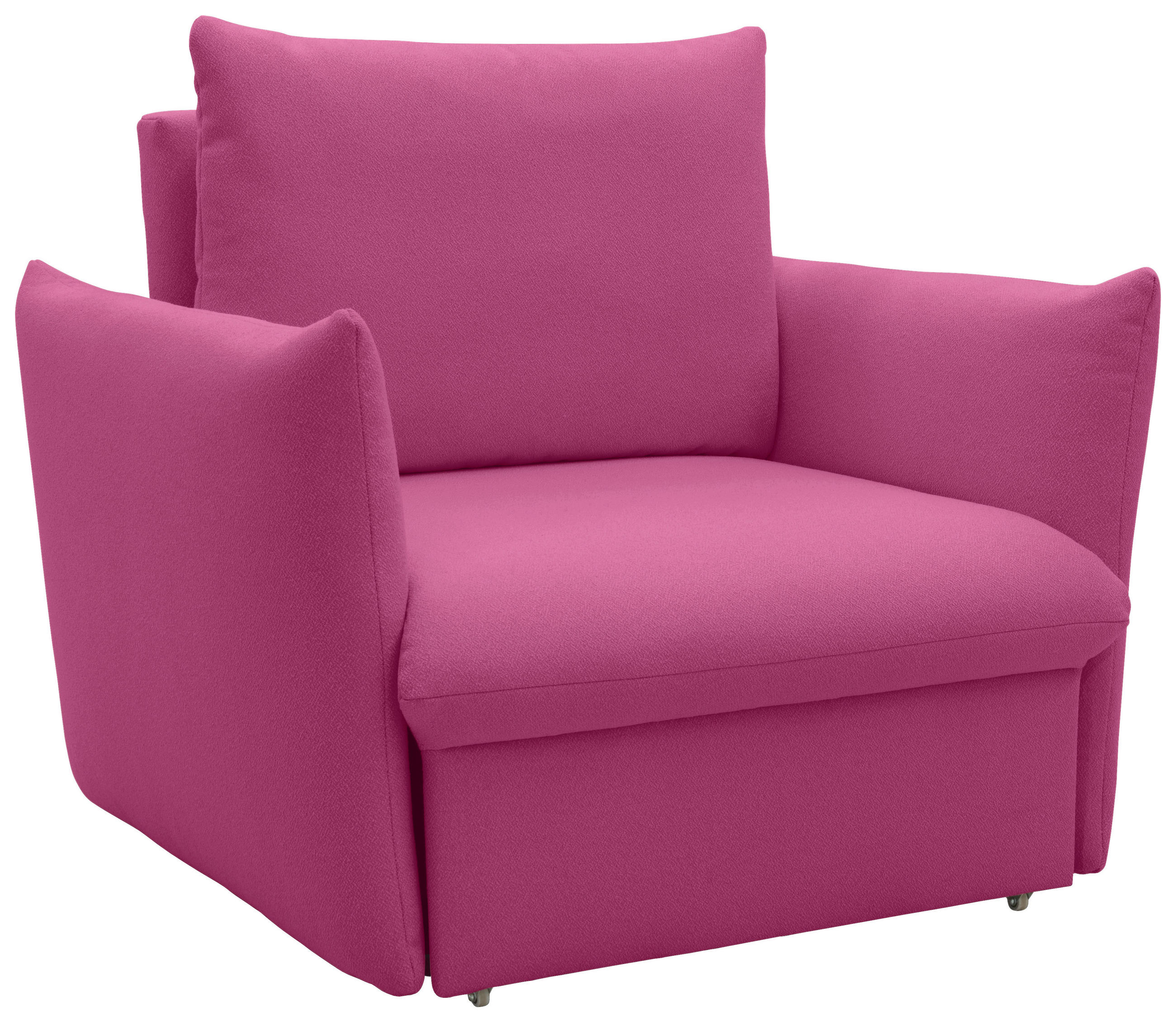 SESSEL Mikrofaser Rosa    - Schwarz/Orange, Design, Kunststoff/Textil (120/100/97cm) - LOOKS by W.Joop