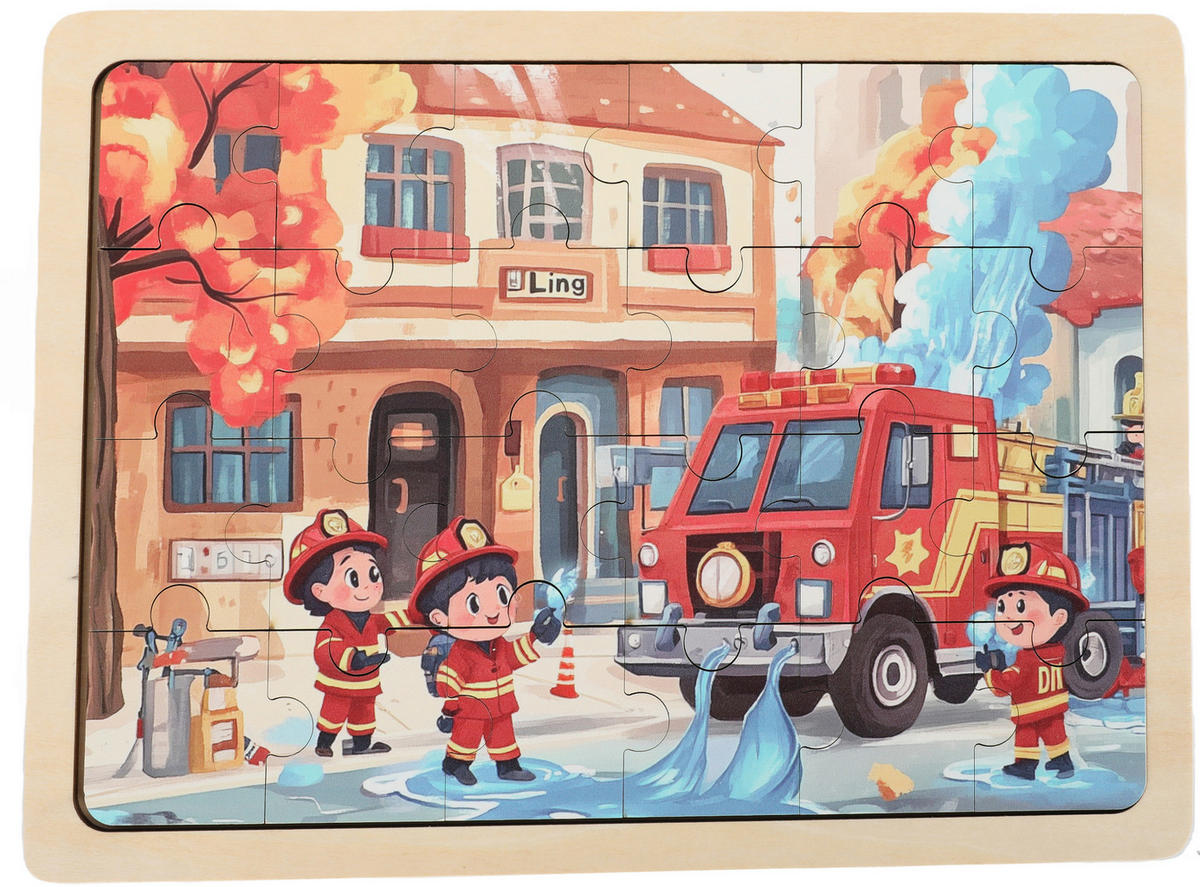 PUZZLE  - Multicolor, Trend, Holz (30/22/0,8cm) - My Baby Lou