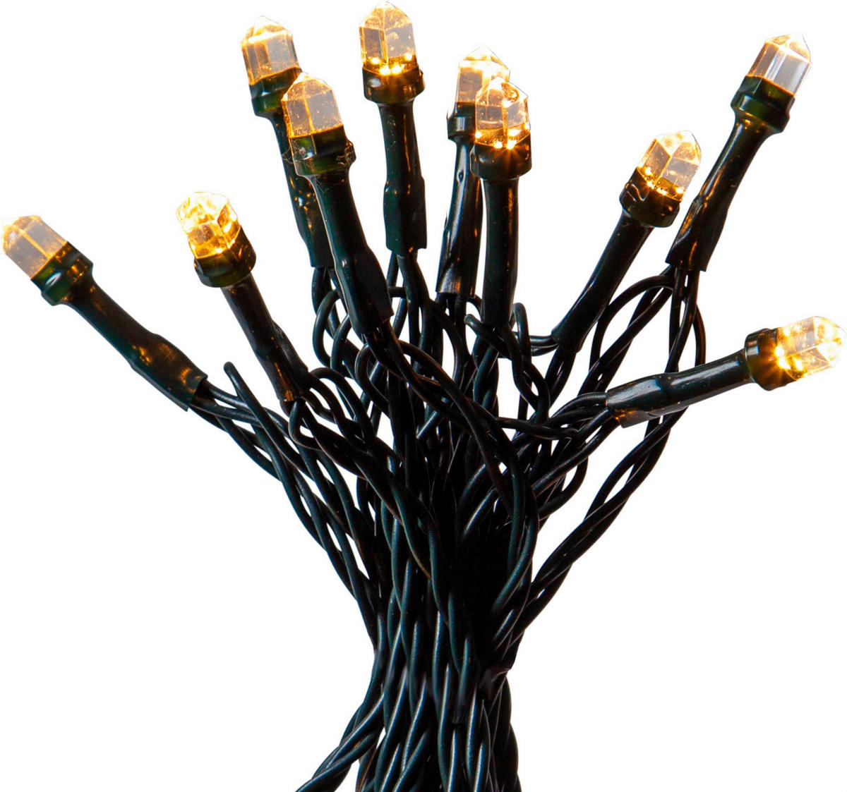 LICHTERKETTE 750 cm  - Schwarz, Basics, Kunststoff (750cm) - Eglo