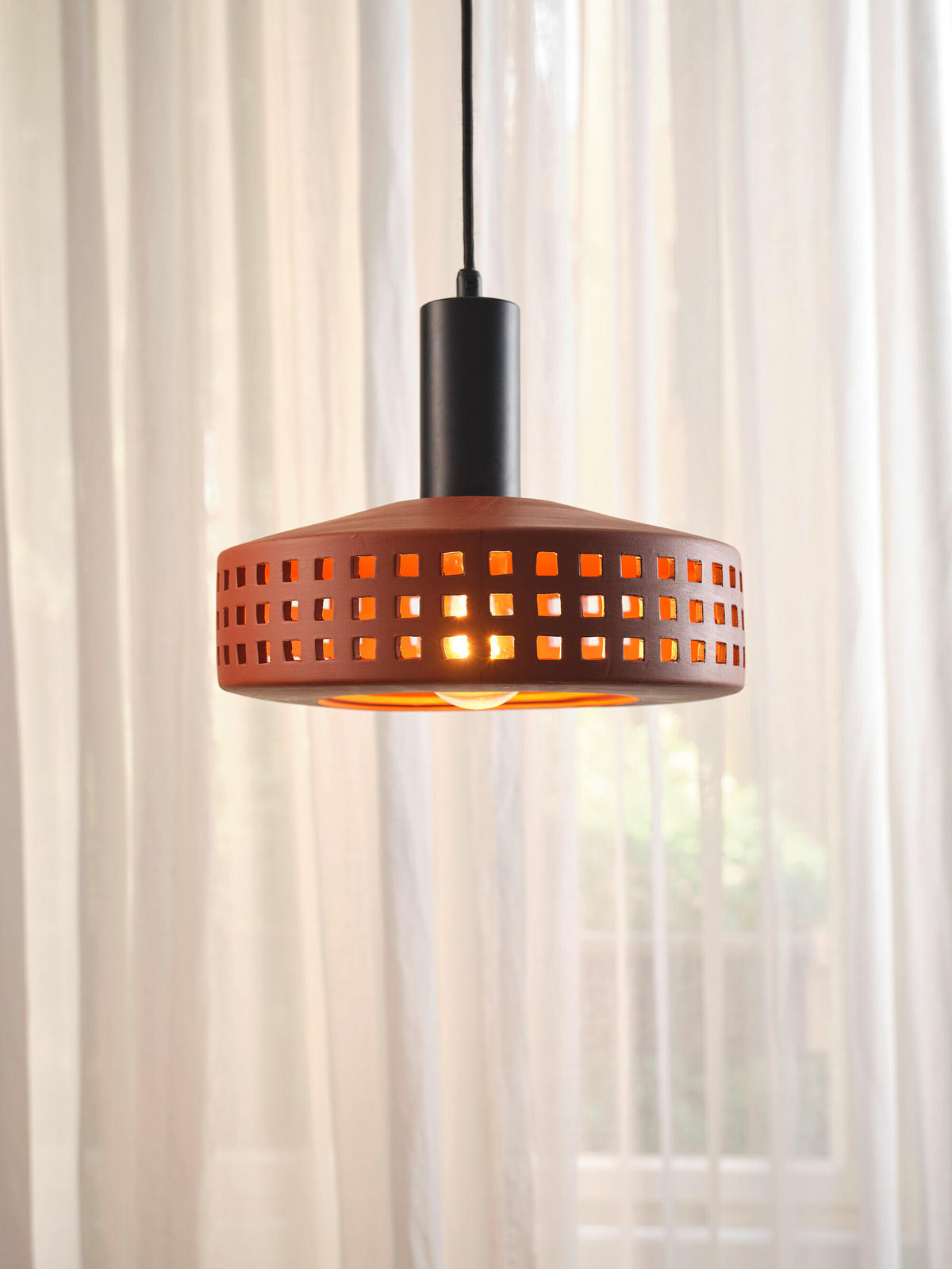 PENDELLEUCHTE 26/150 cm  - Braun, Design, Stein/Metall (26/150cm) - Ledvance
