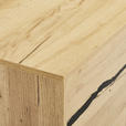 SIDEBOARD  200/89/40 cm 2 Schublade(n)  - Eichefarben/Schwarz, KONVENTIONELL, Holzwerkstoff (200/89/40cm) - Xora