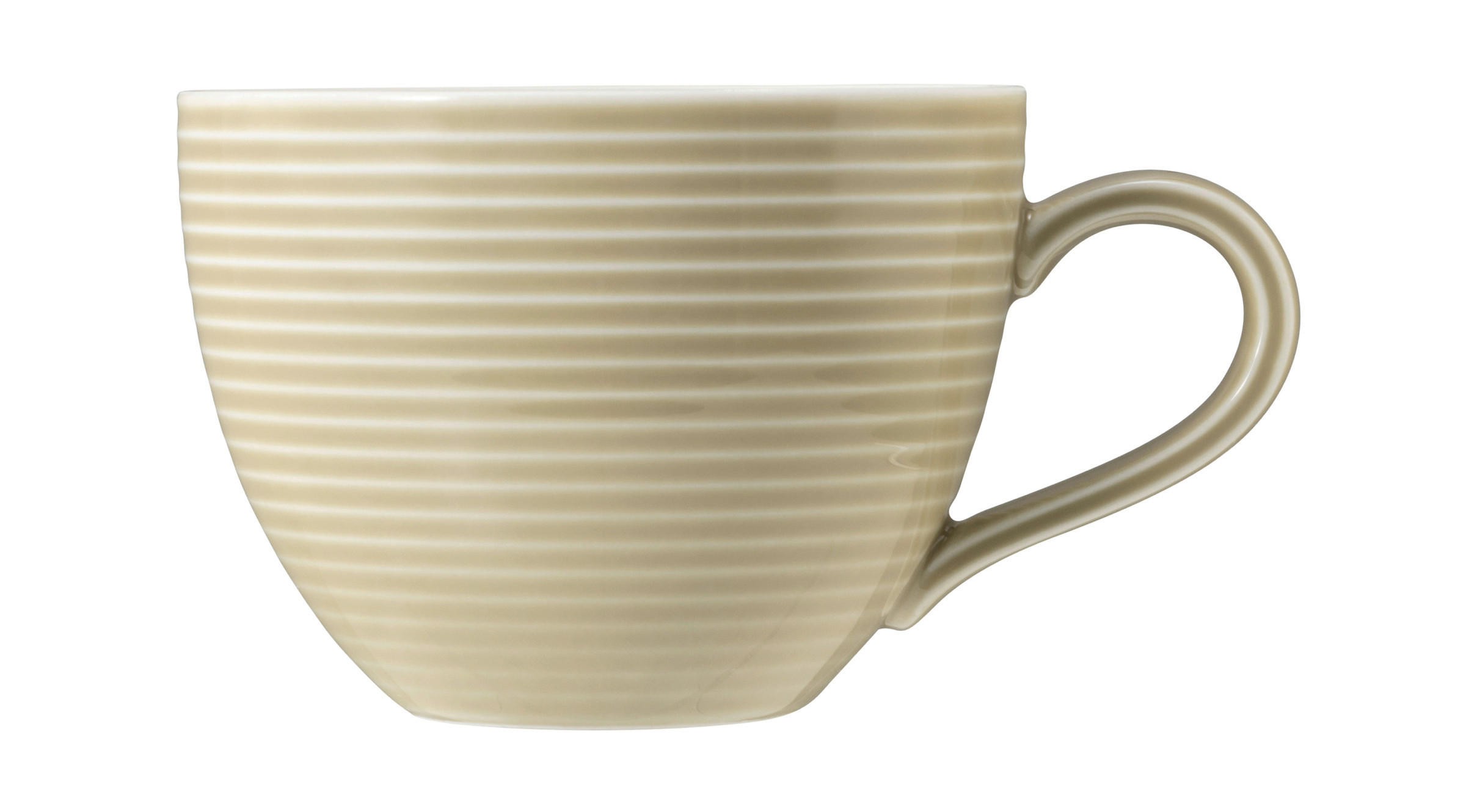 KAFFEETASSE Beat sandbeige uni 260 ml  - Sandfarben, Basics, Keramik (0,26l) - Seltmann Weiden
