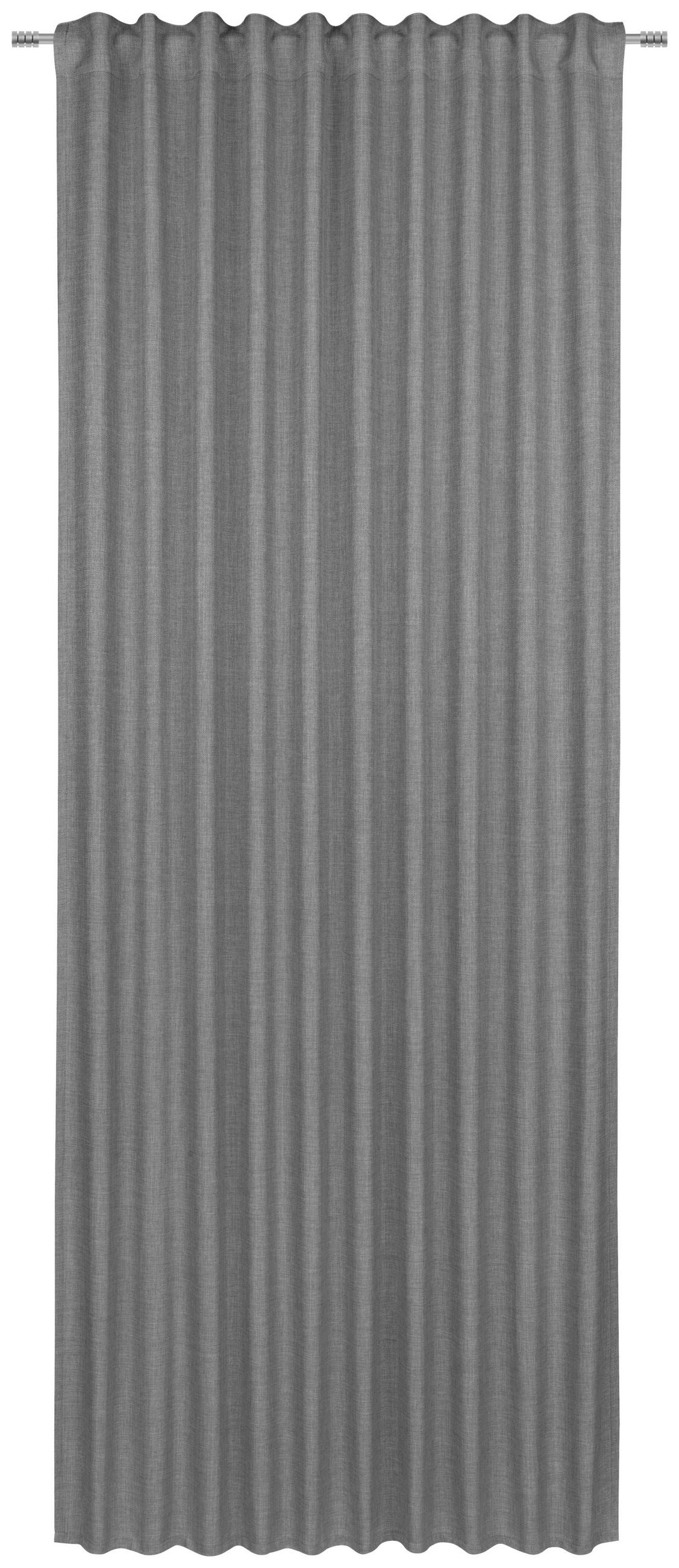 FERTIGVORHANG  blickdicht  140/245 cm   - Grau, Basics, Textil (140/245cm) - Boxxx