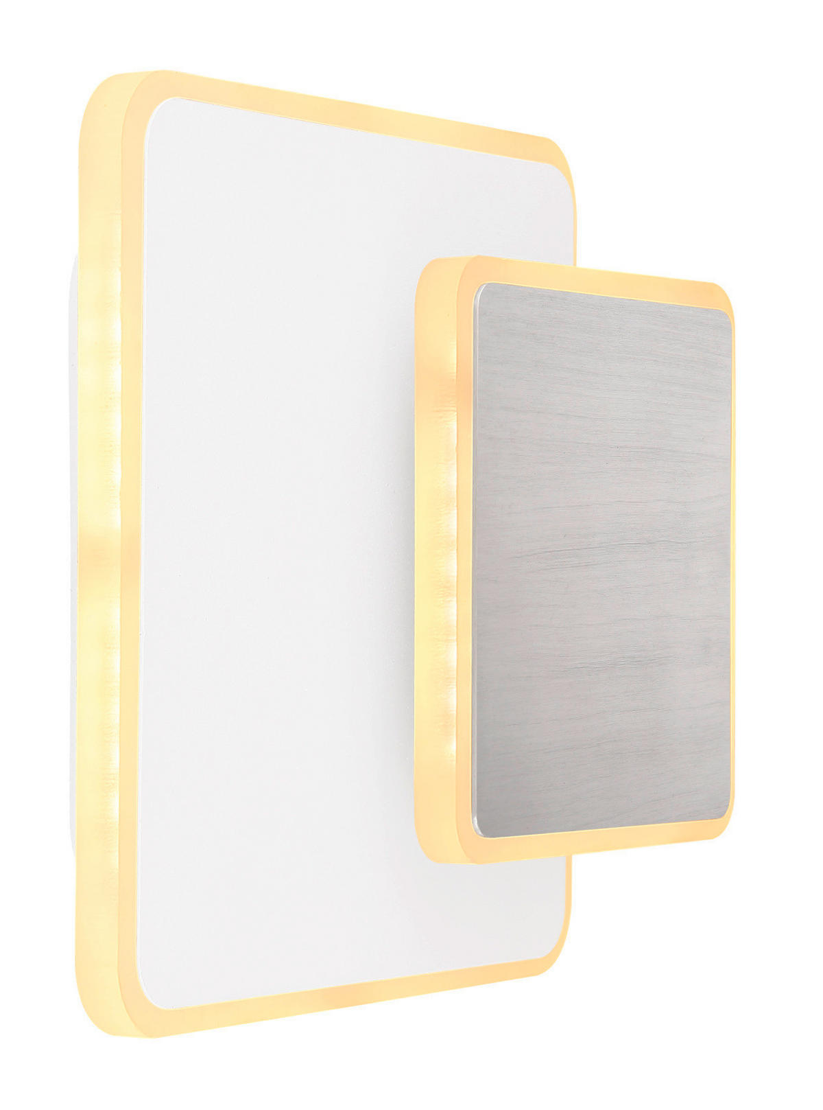LED-WANDLEUCHTE - Opal/Nickelfarben, Basics, Kunststoff/Metall (20/5,5/17cm) - Globo