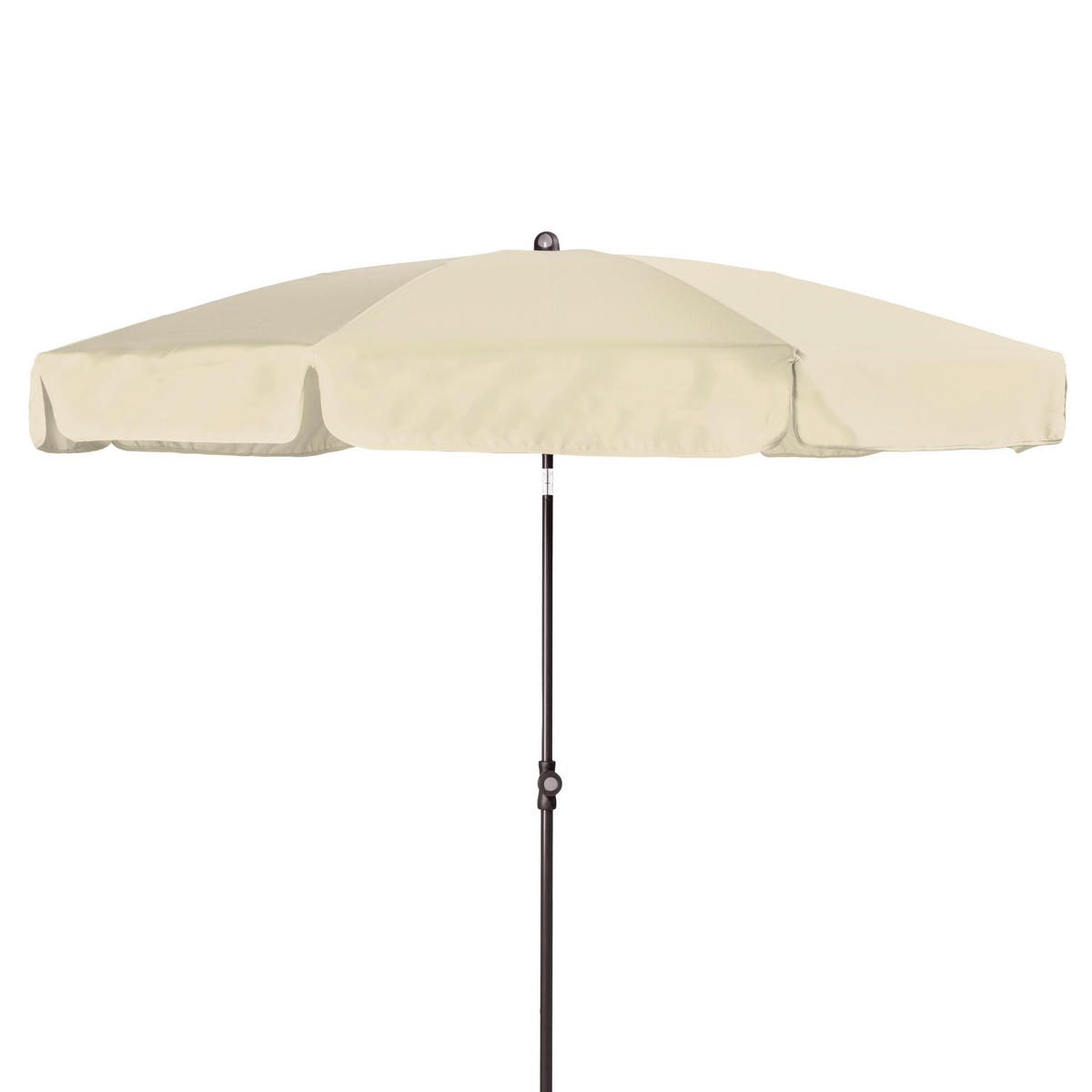 SONNENSCHIRM 200 cm Anthrazit, Naturfarben  - Anthrazit/Naturfarben, Basics, Textil/Metall (200cm) - Doppler