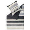 WENDEBETTWÄSCHE E-Logo Stripe grey Satin 135/200 cm  - Grau, Design, Textil (135/200cm) - Esprit