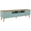 TV-ELEMENT - Eichefarben/Mintgrün, Design, Holz/Holzwerkstoff (192/54/43cm)