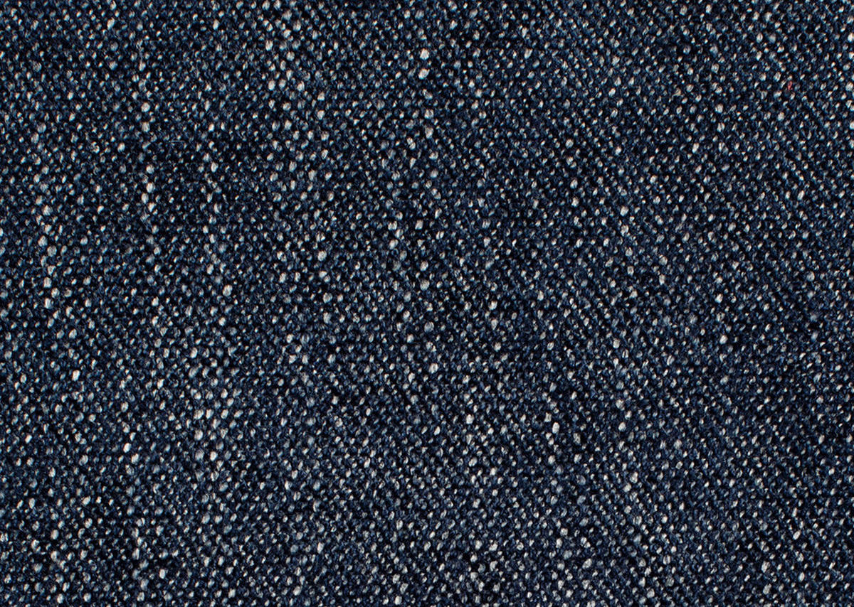 ECKSOFA in Flachgewebe Dunkelblau  176-217/279-327 cm  - Schwarz/Dunkelblau, Design, Textil/Metall (176-217/279-327cm) - Dieter Knoll