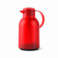 ISOLIERKANNE SAMBA 1,5 L  - Rot, Basics, Kunststoff (1,5l) - Emsa
