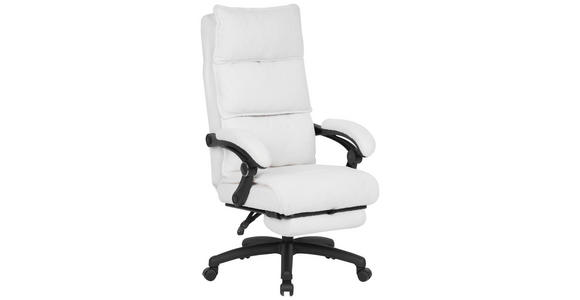 CHEFSESSEL Teddystoff Beige - Beige/Schwarz, Design, Kunststoff/Textil (64,5/112/120/65cm) - Carryhome