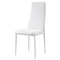 SCAUN in metal, textil alb  - alb, Design, metal/textil (40,5/96/51cm) - Carryhome