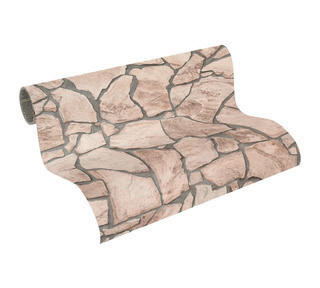 Thumbnail - Fototapete, Grau, Terracotta, Steinoptik, 52x250 cm, Tapeten & Wandverkleidungen, Fototapeten