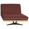 OTTOMANE Dunkelrot Echtleder  - Beige/Schwarz, Design, Leder/Holz (114/92/165-218cm) - Dieter Knoll