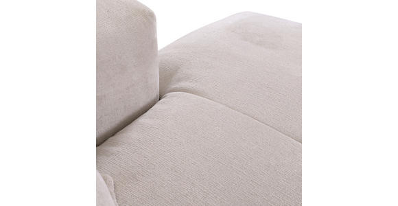 ECKSOFA Beige Chenille  - Beige/Schwarz, Design, Kunststoff/Textil (280/175cm) - Landscape