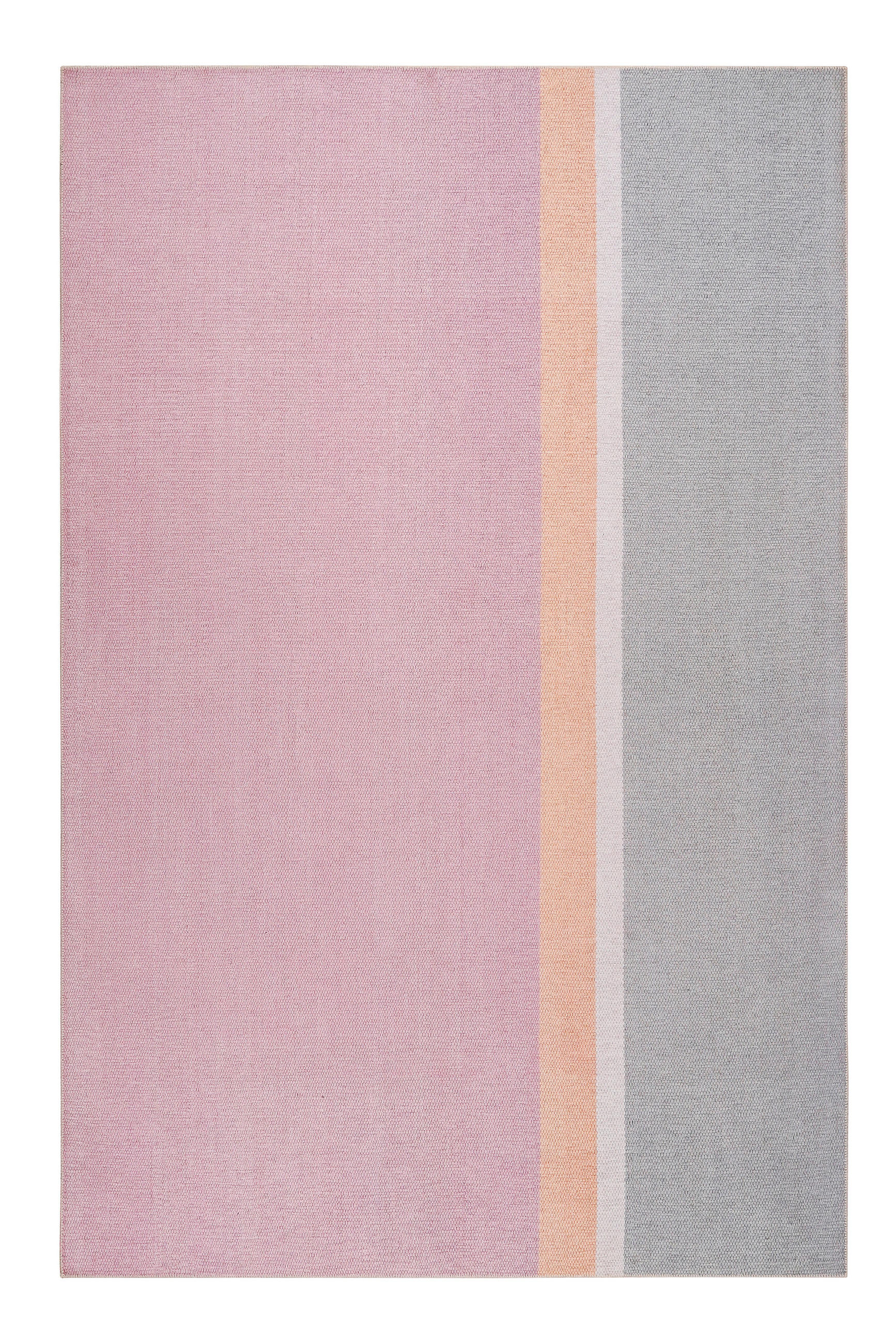 FLACHWEBETEPPICH 130/190 cm Saltriver Grau, Orange, Rosa, Beige  - Beige/Orange, KONVENTIONELL, Textil (130/190cm) - Esprit