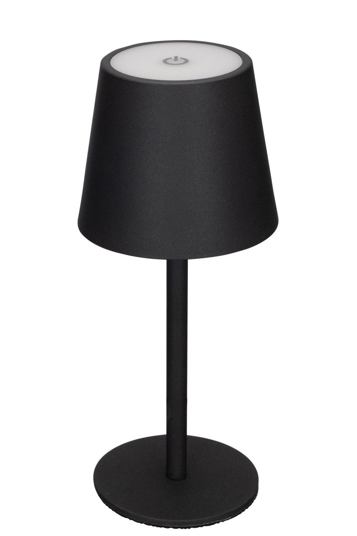 STOLNÍ LAMPA NA BATERIE 8,6/20,3 cm - černá, Basics, kov/plast (8,6/20,3cm) - Novel