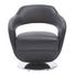 SESSEL Echtleder Schwarz - Edelstahlfarben/Schwarz, Design, Leder/Metall (71/78/78cm) - Musterring SESSEL Echtleder Schwarz - Edelstahlfarben/Schwarz, Design, Leder/Metall (71/78/78cm) - Musterring