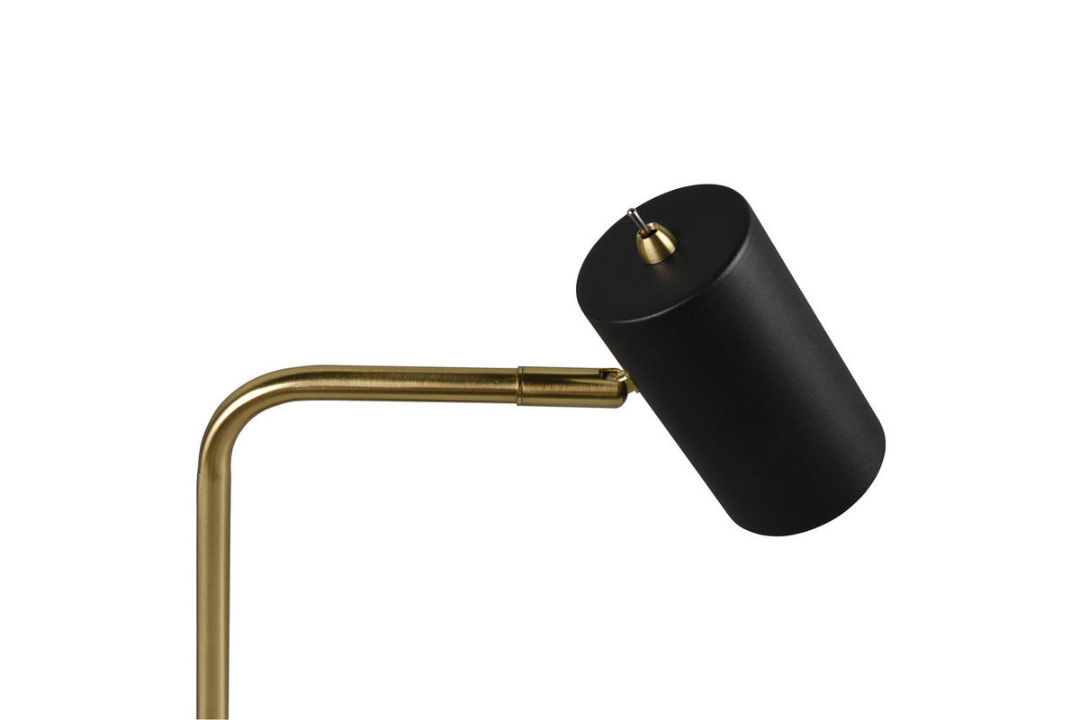 TISCHLEUCHTE - Messingfarben/Schwarz, Design, Metall (45/12/25cm) - Trio Leuchten
