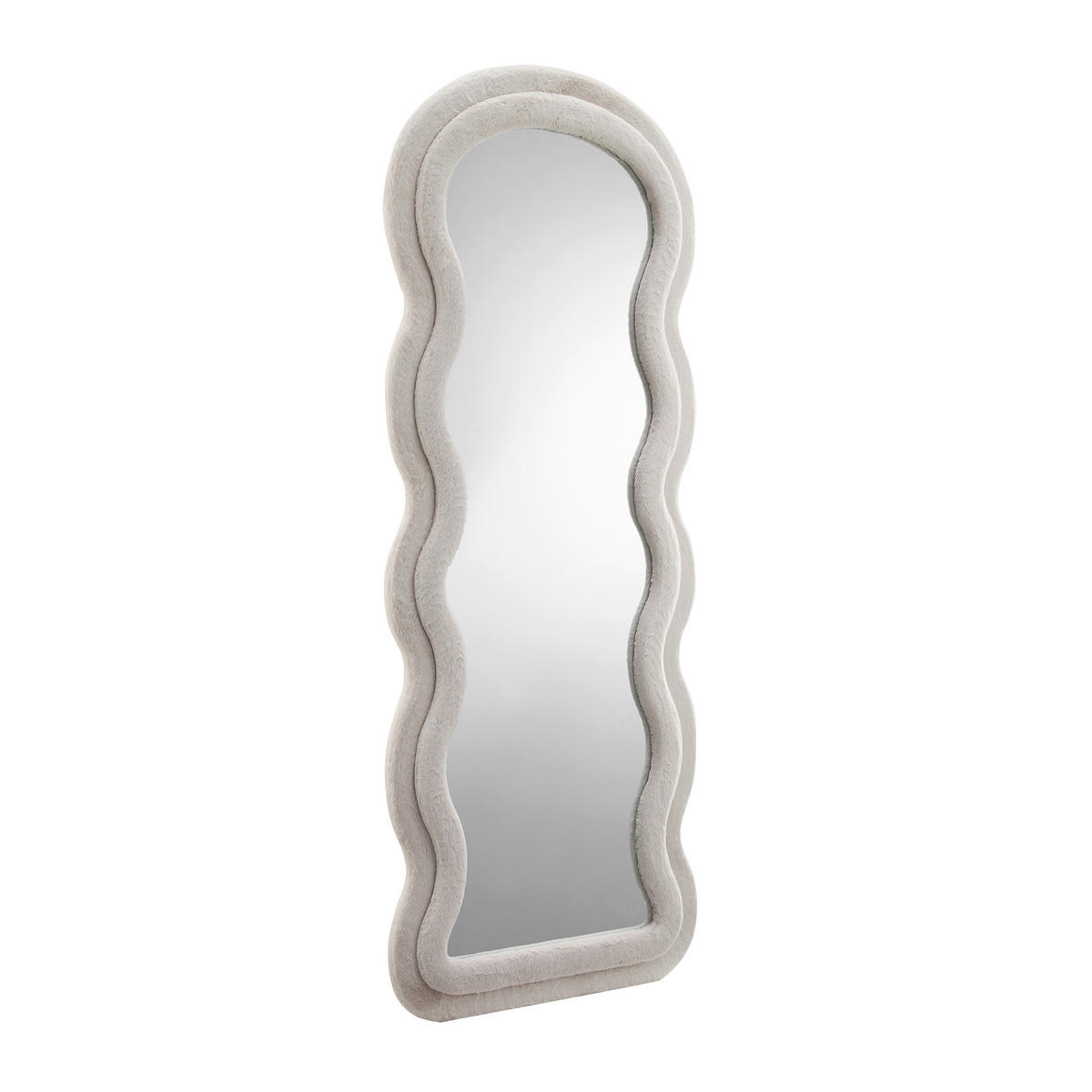 STANDSPIEGEL 70/170/3 cm  - Beige, Design, Glas/Holzwerkstoff (70/170/3cm) - Livetastic