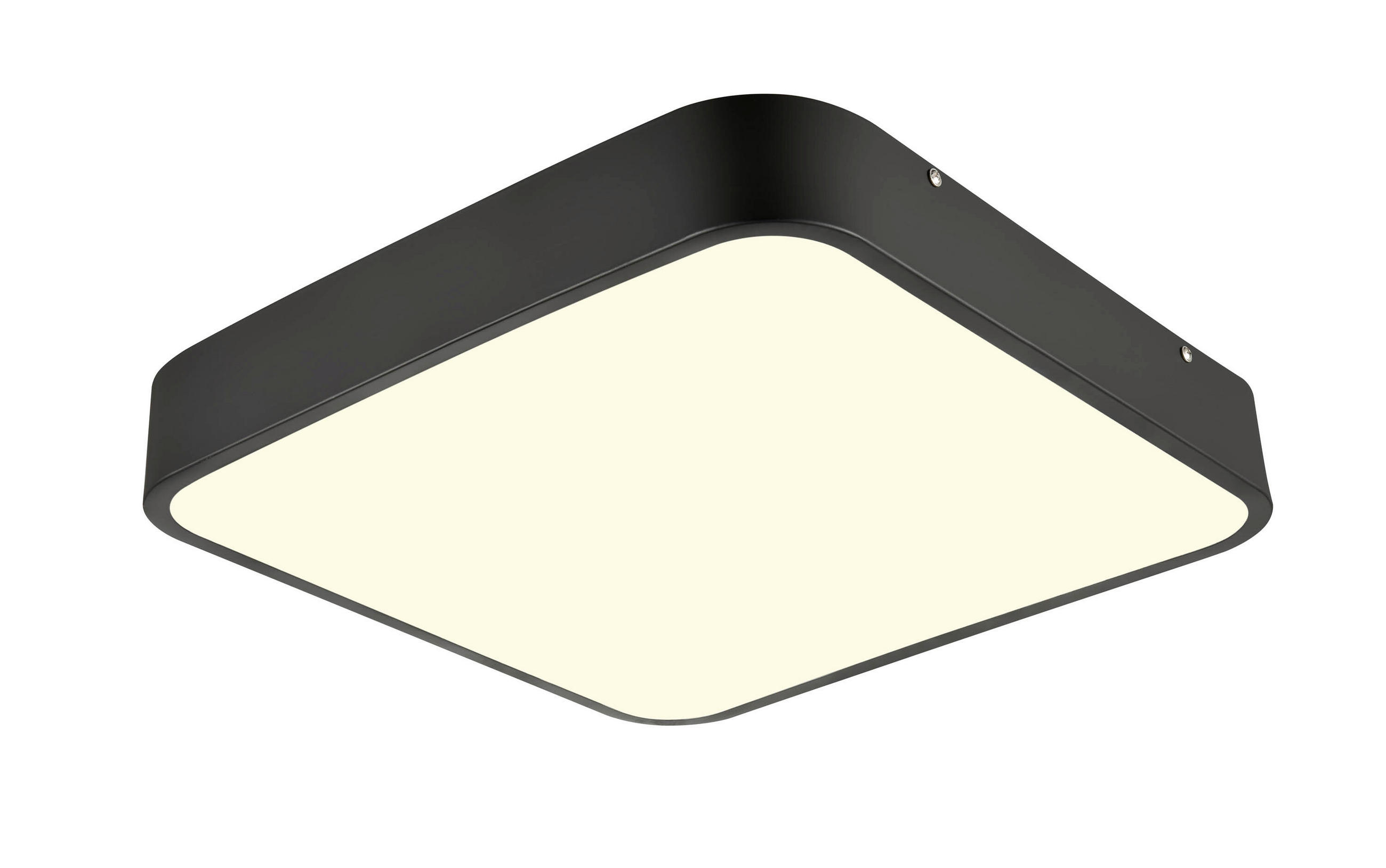 LED-DECKENLEUCHTE    40/40/5 cm  - Weiss/Schwarz, Basics, Kunststoff/Metall (40/40/5cm) - Boxxx