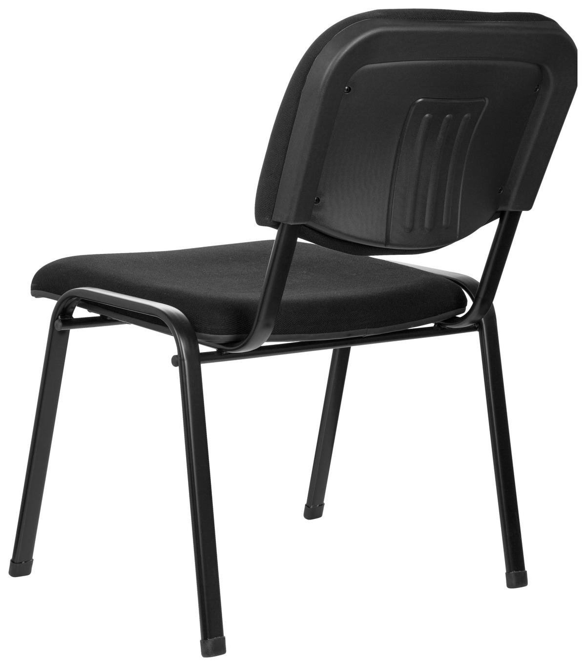 KONFERENČNÍ ŽIDLE - černá, Basics, kov/textil (60/87/55cm) - MID.YOU