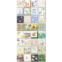 SZALVÉTA    - piros/fehér, Basics, papír (33cm)