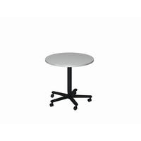 STEHTISCH 80/80/72-114 cm  - Schwarz/Grau, KONVENTIONELL, Holzwerkstoff/Metall (80/80/72-114cm) - Venda