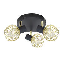 DECKENSTRAHLER 42/42/15 cm   - Basics, Metall (42/42/15cm)