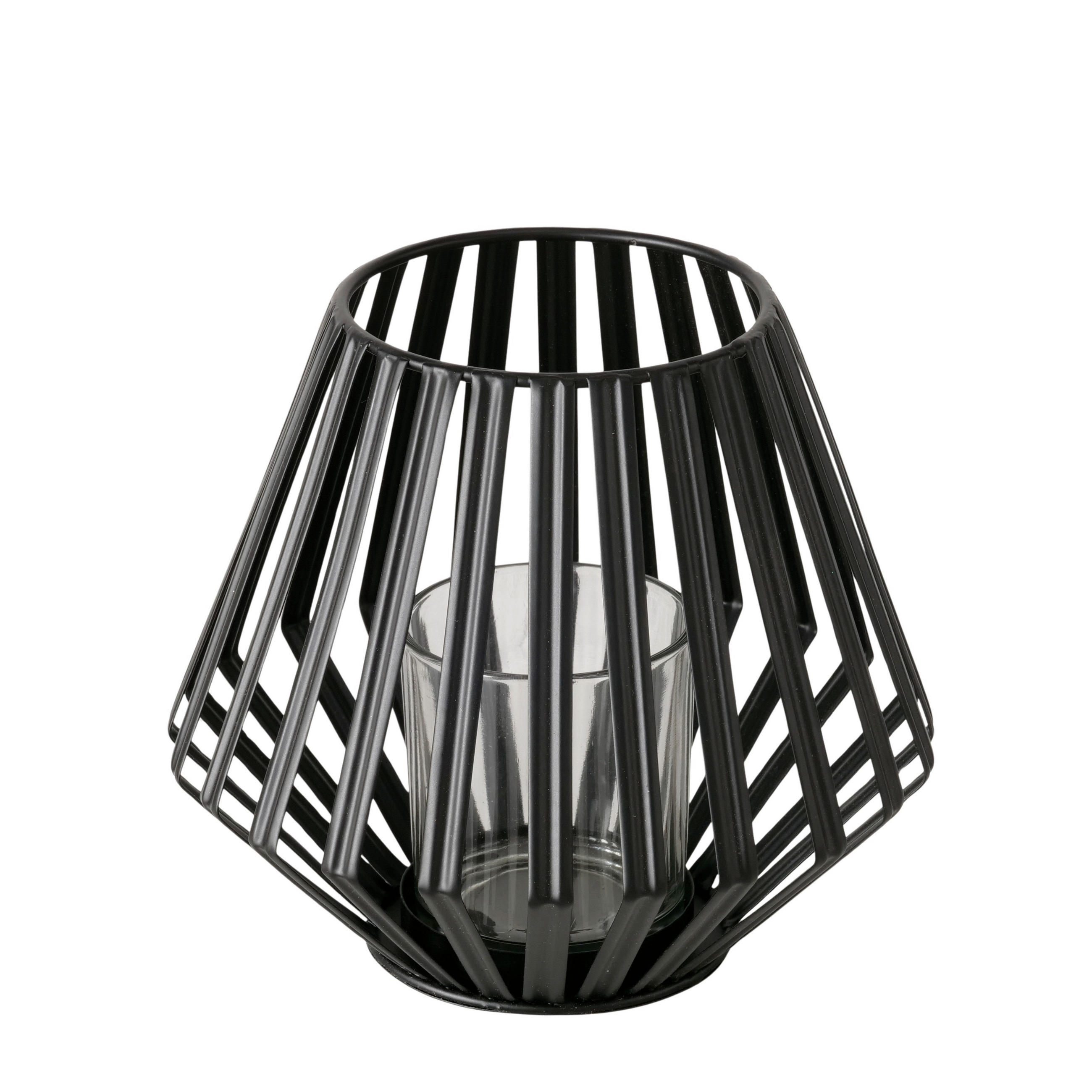 WINDLICHT - Schwarz, Basics, Metall (19/19/15,5cm)