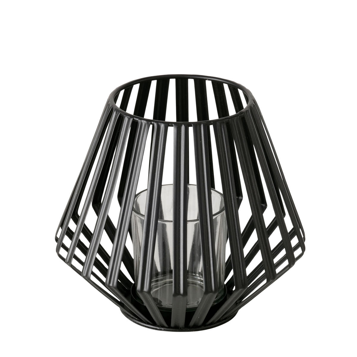 WINDLICHT - Schwarz, Basics, Metall (19/19/15,5cm)