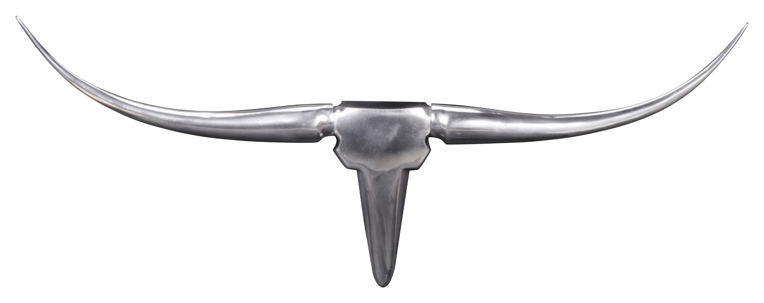 WANDDEKO Metall  - Silberfarben, MODERN, Metall (74/35/5cm) - MID.YOU