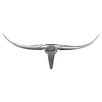 WANDDEKO Metall  - Silberfarben, MODERN, Metall (74/35/5cm) - MID.YOU