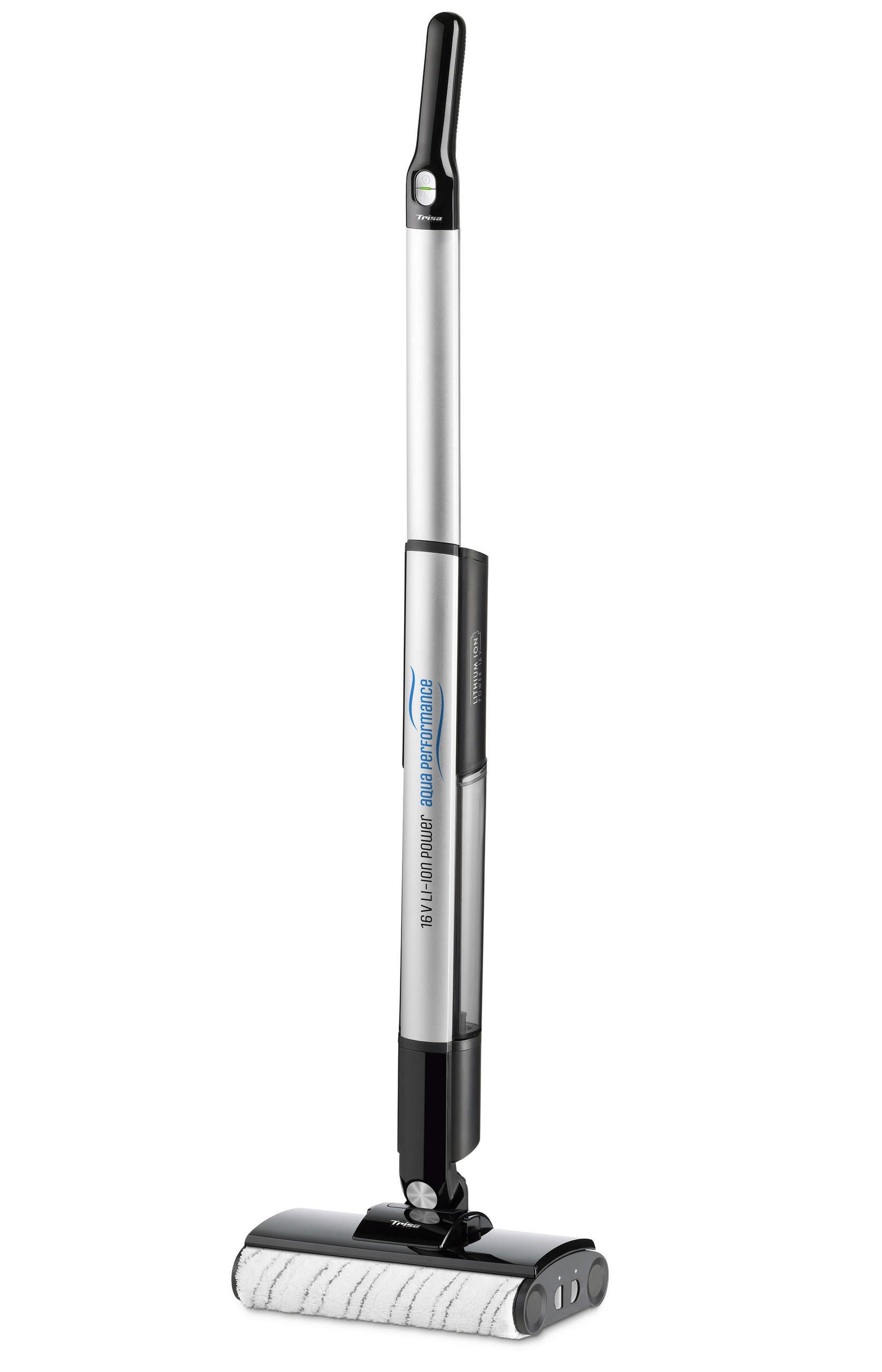 HARTBODENREINIGER  T9746  - Silberfarben, KONVENTIONELL, Kunststoff (17.4/28.4/113cm) - Trisa Electronics