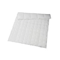 VIERJAHRESZEITENDECKE 160/210 cm Organic Goose 4-Saison  - Weiss/Grauweiss, Basics, Textil (160/210cm) - Billerbeck