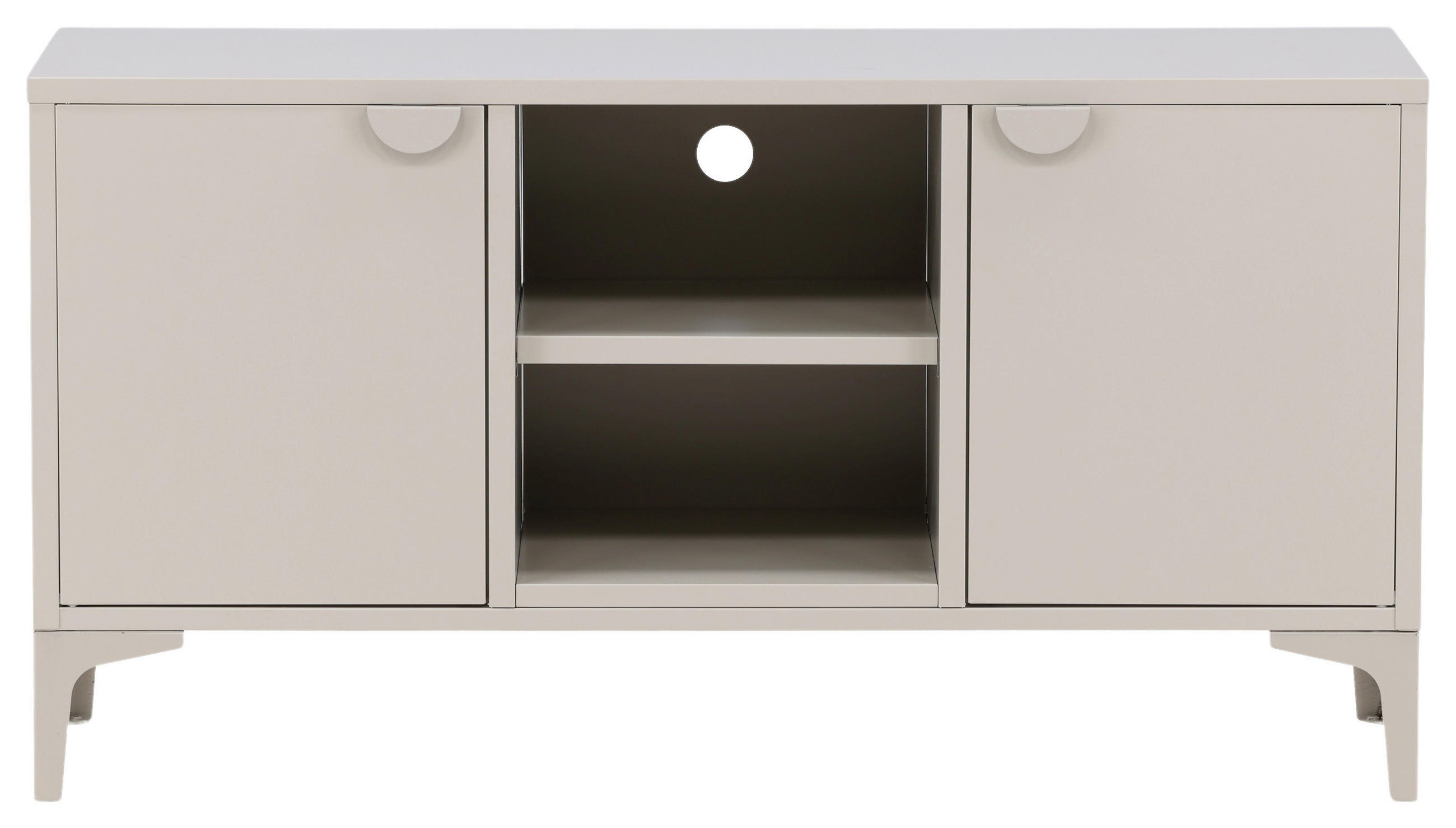 TV-BÄNK  i 120/63/40 cm  - beige, Design, metall (120/63/40cm) - Livetastic