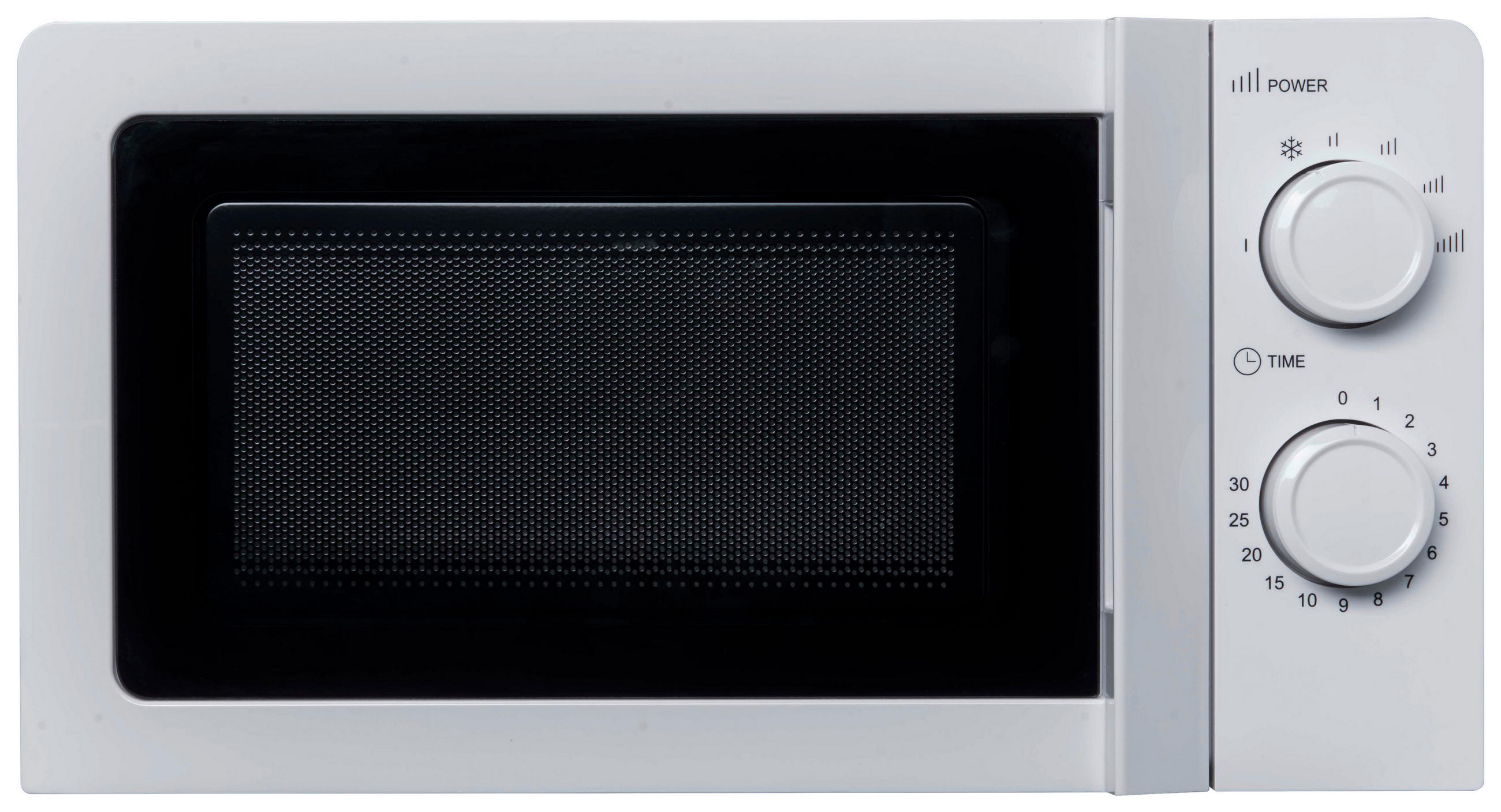 MIKROWELLE 430025  - Weiß, KONVENTIONELL, Glas/Metall (44,6/24,3/34cm) - Silva Homeline