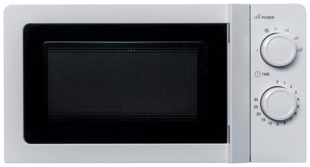 MIKROWELLE 430025  - Weiß, KONVENTIONELL, Glas/Metall (44,6/24,3/34cm) - Silva Homeline